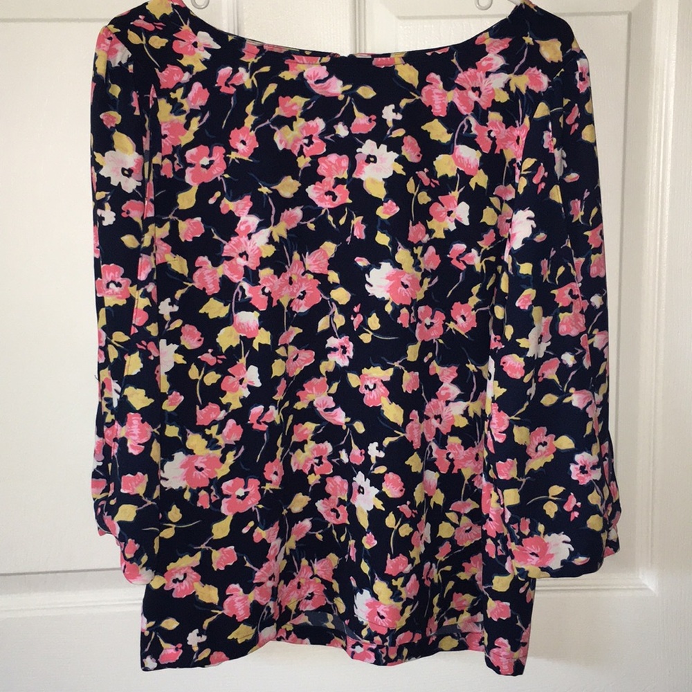 LC floral blouse